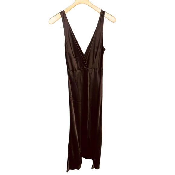 Enza Costa Silk Satin Nuit Maxi Dress - Picture 2 of 10